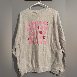 Alphabet Sweatshirt
